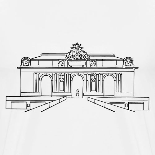Grand Central Terminal New York - Men's Premium T-Shirt