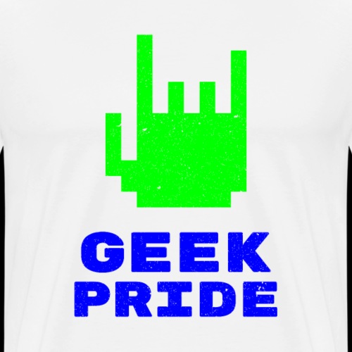 Geek Pride | 8-bit Style - Men's Premium T-Shirt