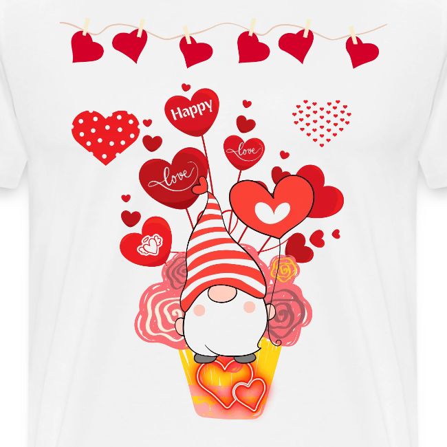 Design wrapped in love hearts, vibrating in love.