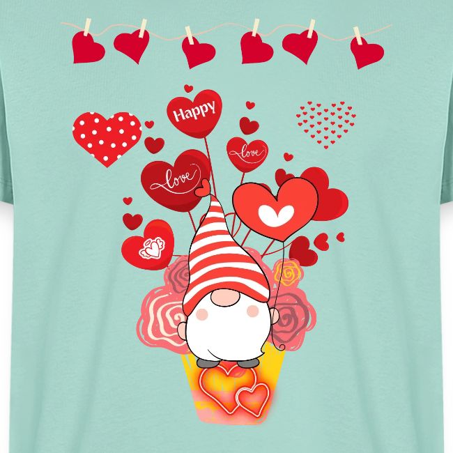 Design wrapped in love hearts, vibrating in love.