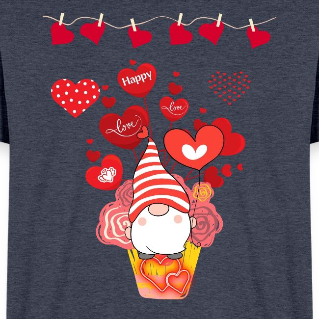 Design wrapped in love hearts, vibrating in love.