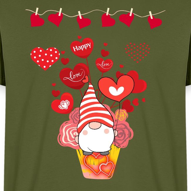 Design wrapped in love hearts, vibrating in love.