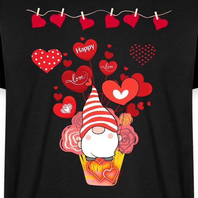 Design wrapped in love hearts, vibrating in love.