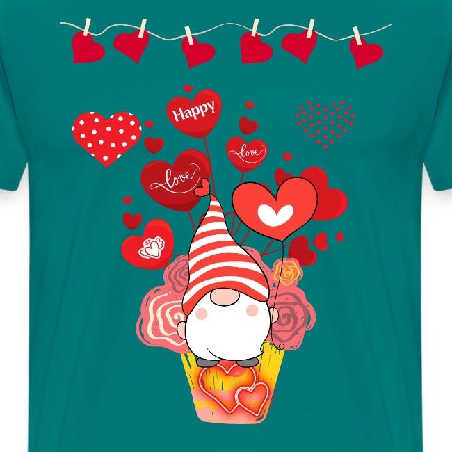 Design wrapped in love hearts, vibrating in love.