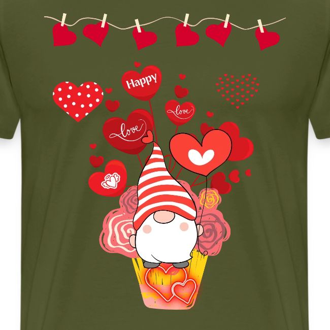 Design wrapped in love hearts, vibrating in love.