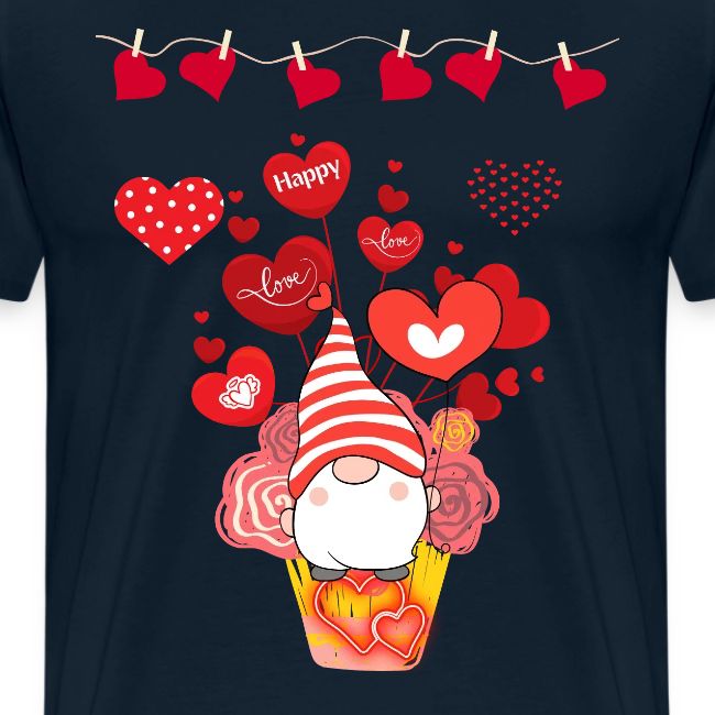 Design wrapped in love hearts, vibrating in love.