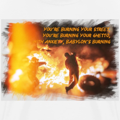 Brûlure de Babylone - T-shirt premium pour hommes
