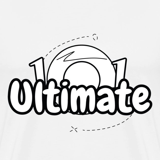 Ultimate Frisbee T-Shirt: Ultimate101 Logo - Light