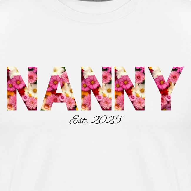 Nanny Est 2025 | Floral Pattern Font