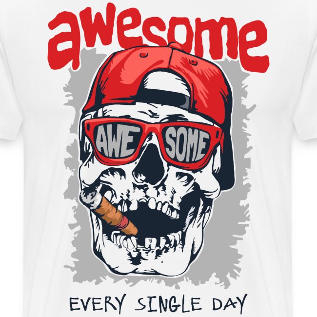 awesome cool skull