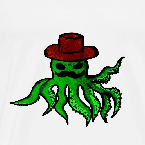 Mysterious octopus - Men's Premium T-Shirt