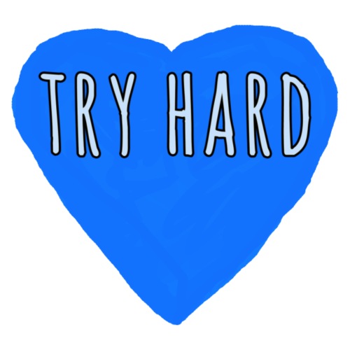 Try Hard Candy Heart - Men's Premium T-Shirt