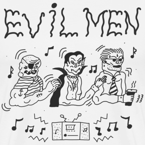 EVIL MEN (Light Theme) - Men's Premium T-Shirt