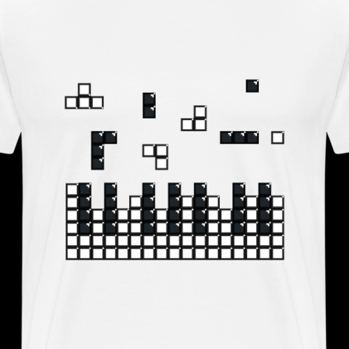 Hit the Brick Piano Keys - Men's Premium T-Shirt
