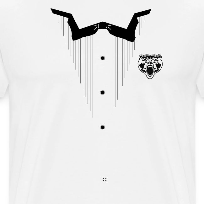 BEAR TUXEDO White Lines