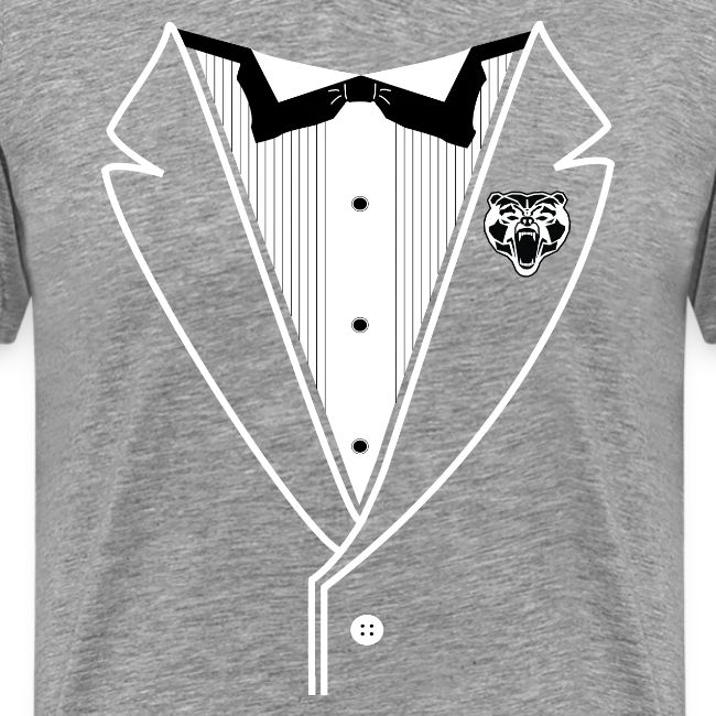 BEAR TUXEDO White Lines