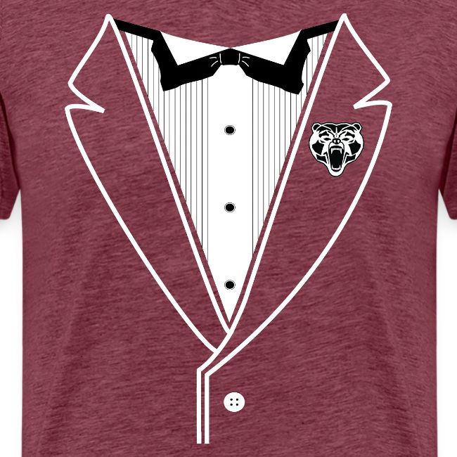 BEAR TUXEDO White Lines