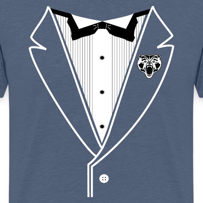 BEAR TUXEDO White Lines