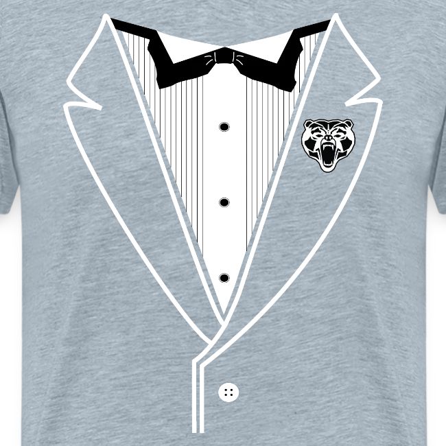 BEAR TUXEDO White Lines