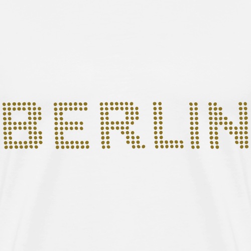 Berlin dots-font - Men's Premium T-Shirt