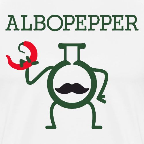 Albopepper Stache Icon - Men's Premium T-Shirt