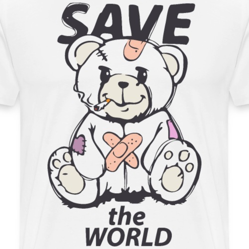 save planet world - Men's Premium T-Shirt