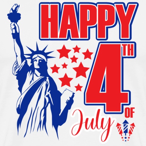Happy 4th of July - Men's Premium T-Shirt