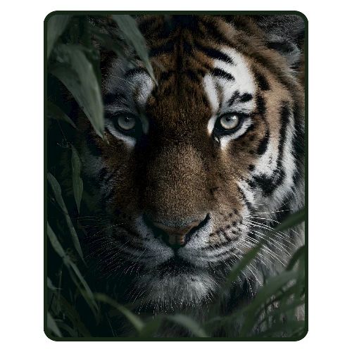 Tiger Jungle Eyes Wildlife Design - Men's Premium T-Shirt