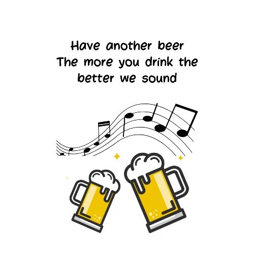 Have another beer, more you drink, better we sound - Men's Premium T-Shirt