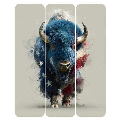 USA: Spirit of the Plains - Men's Premium T-Shirt