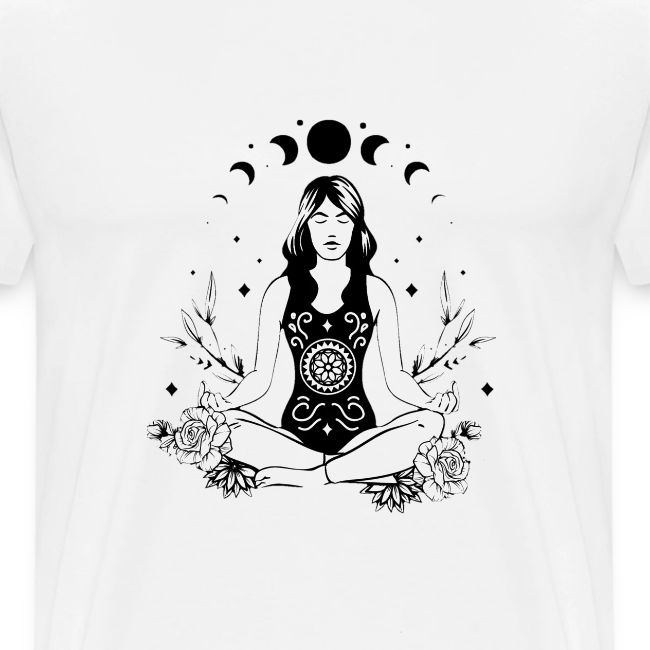 Moon Phase Zen Girl
