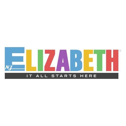Elizabeth It All Starts Here Logo Landscape - Men's Premium T-Shirt