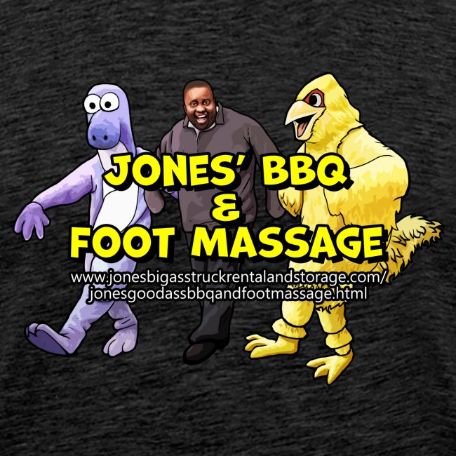 Jones BBQ and Foot Massage - Dancing Logo