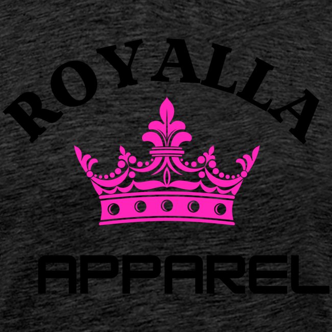 Royalla Apparel Black with Pink Logo
