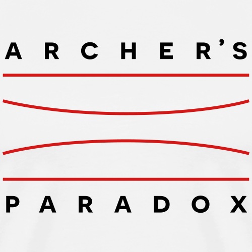Archer's Paradox (Archery by BOWTIQUE) - Men's Premium T-Shirt