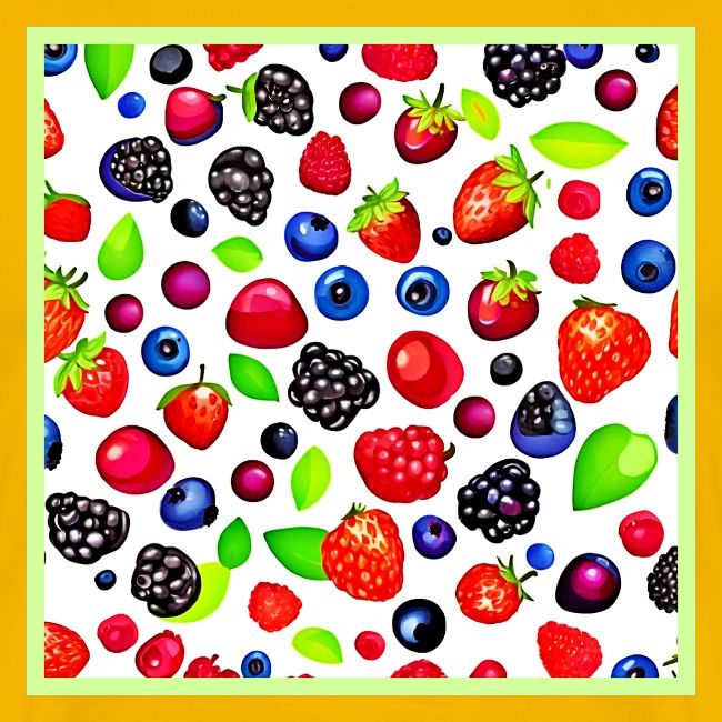 Berry Burst: Fruity Pattern