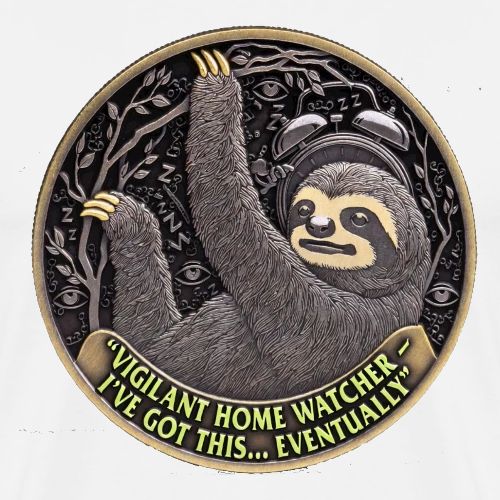 Sloth Home Watcher T Shirt - Men's Premium T-Shirt