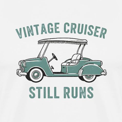 Vintage Cruiser Still Runs Graphic Tee t-Shirt - Men's Premium T-Shirt