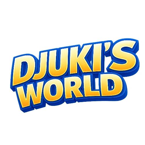 DJUKI’S WORLD – Golden Logo - Men's Premium T-Shirt