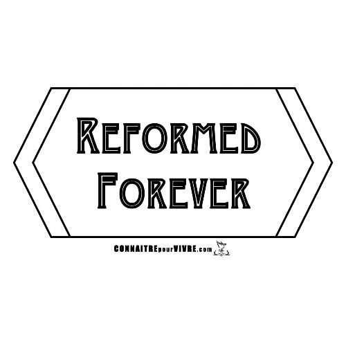 Reformed Forever [Noir] - T-shirt premium pour hommes
