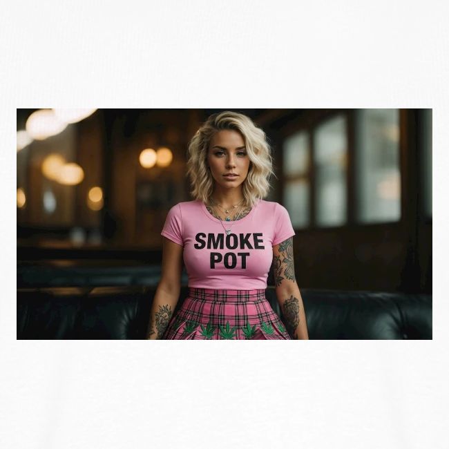 **Smoke Pot Pink Rebel Tee**