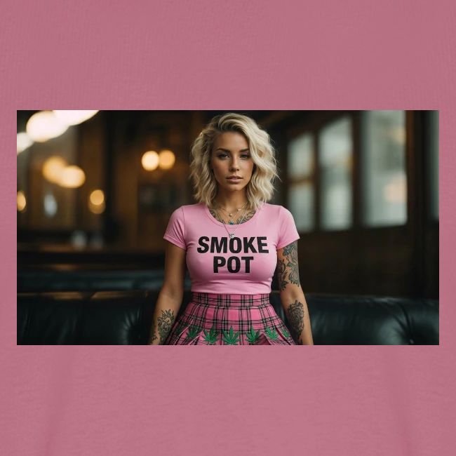 **Smoke Pot Pink Rebel Tee**
