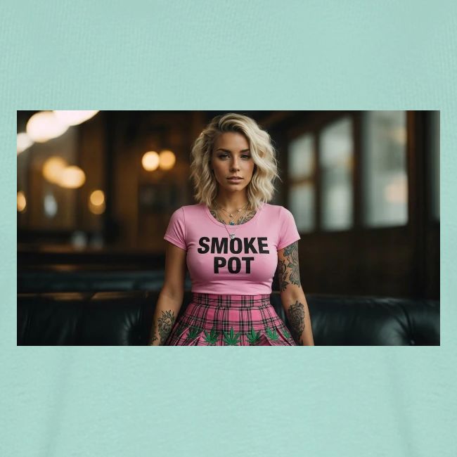 **Smoke Pot Pink Rebel Tee**