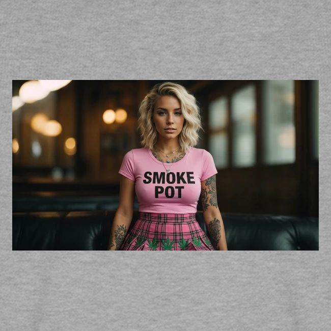 **Smoke Pot Pink Rebel Tee**