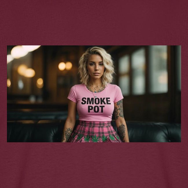 **Smoke Pot Pink Rebel Tee**