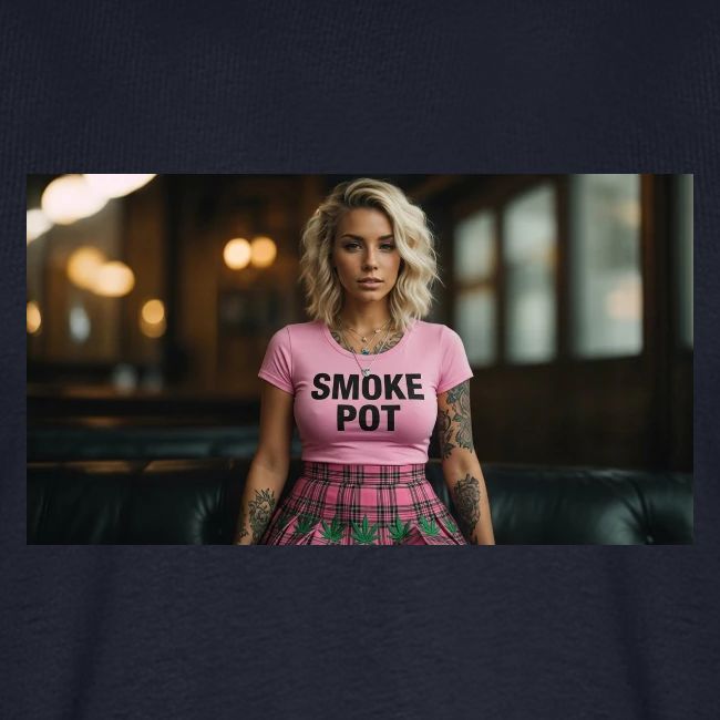 **Smoke Pot Pink Rebel Tee**