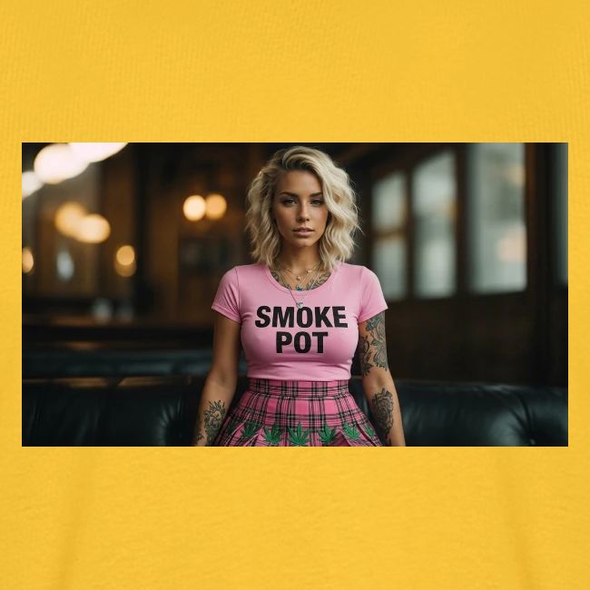 **Smoke Pot Pink Rebel Tee**