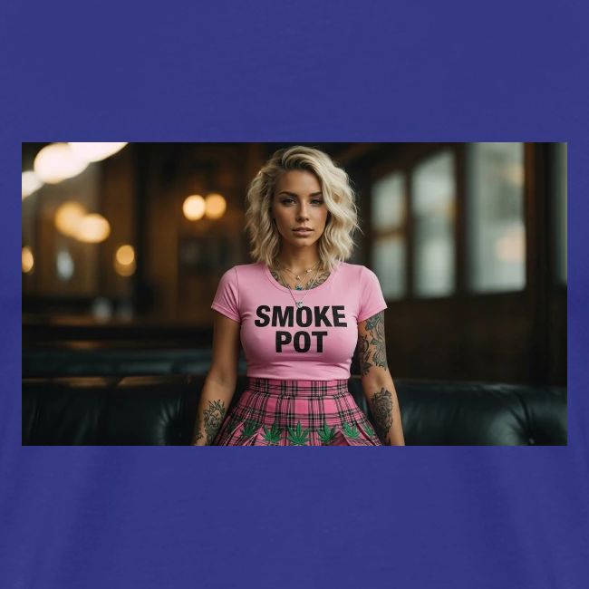 **Smoke Pot Pink Rebel Tee**