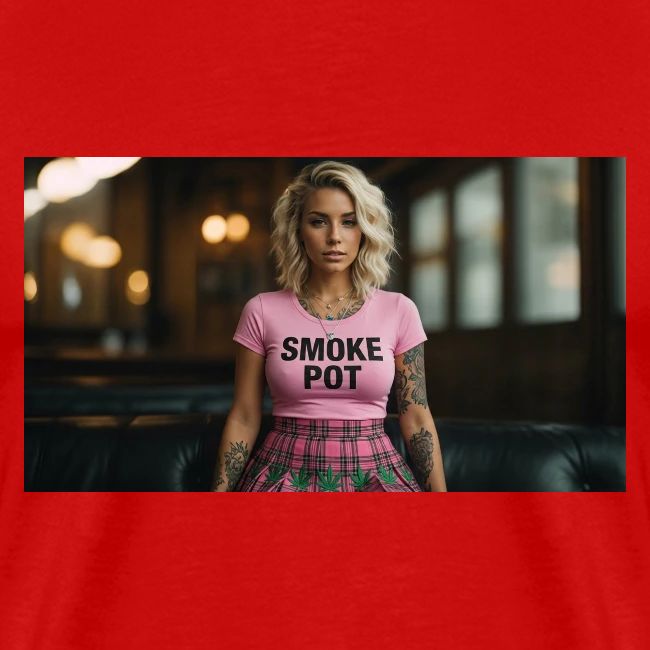 **Smoke Pot Pink Rebel Tee**