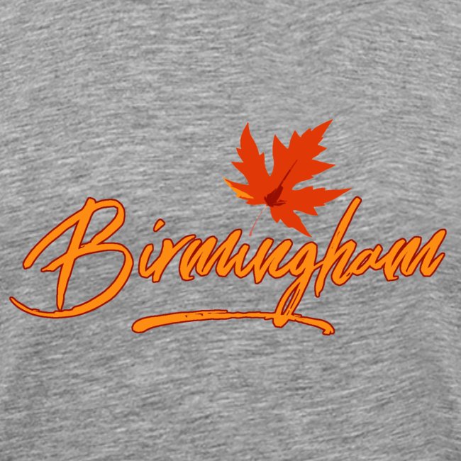 Birmingham for shirt with yellow type
